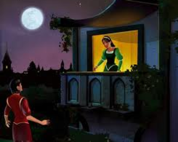 Romeo tells Juliet to use messagers to communicate