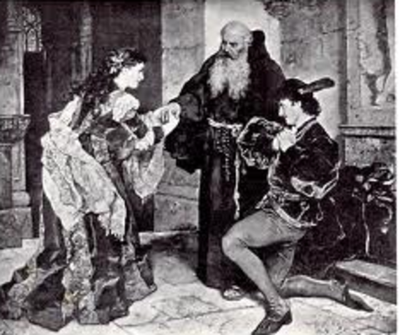 Romeo arranges a wedding with Juliet