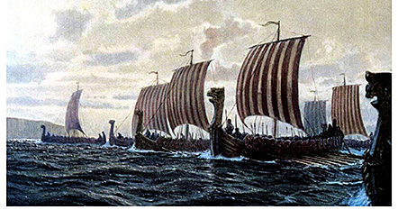 La primera Oleada Vikinga.