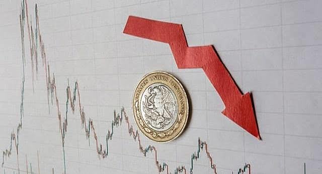 Derrumbe económico mexicano