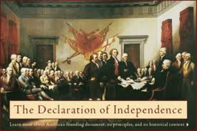 Decleration of Independece was signed