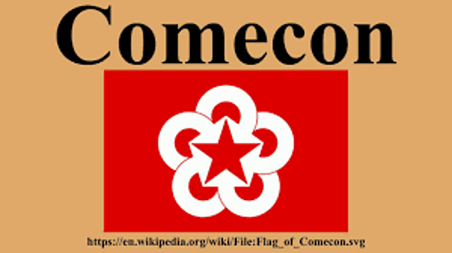 creacion del COMECON (por sus siglas en ruso, Consejo de Ayuda Mutua Económica)