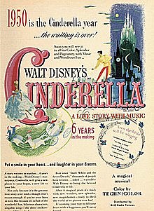 A comienzos de 1950 Disney estrenó la Cenicienta primer largometraje animado del estudio en ocho años.