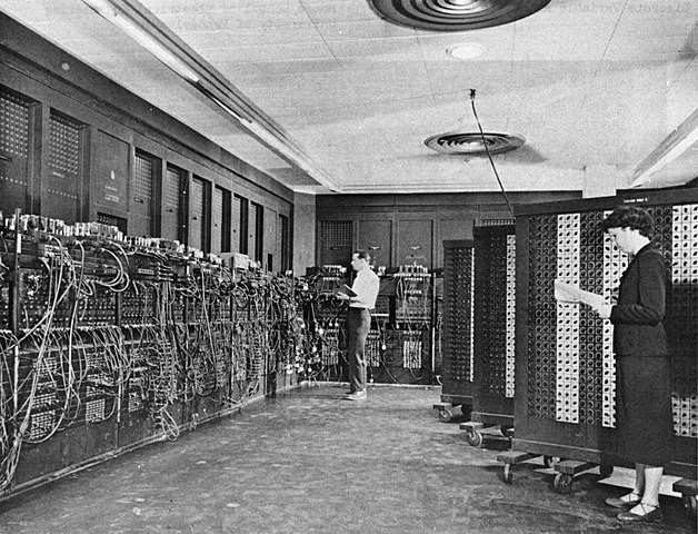 ENIAC:EL primer ordenador electrónico digital.