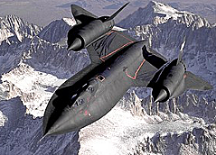 SR-71 Blackbird - It was developed as a spy plane to venture into enemy territory, without being detected.