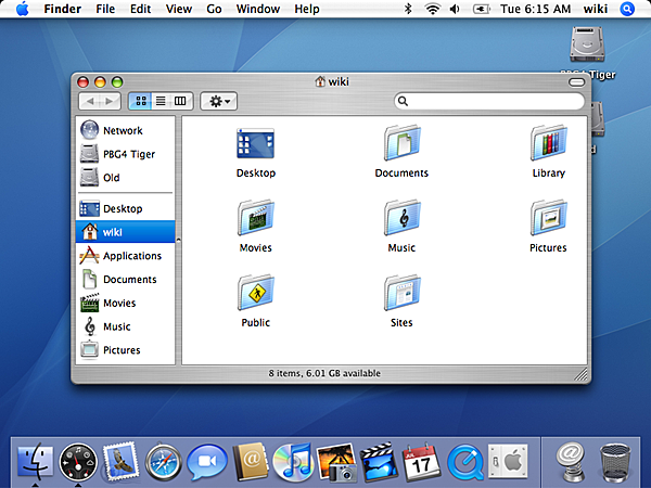 Mac OS X v 10.4