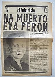 Muere Eva Duarte de Perón
