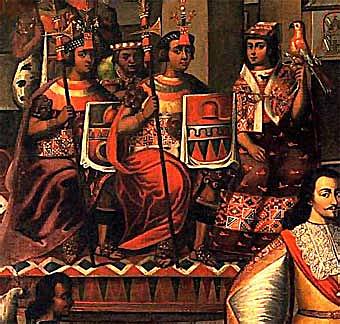 Bautizo de Titu Cusi Yupanqui y su familia