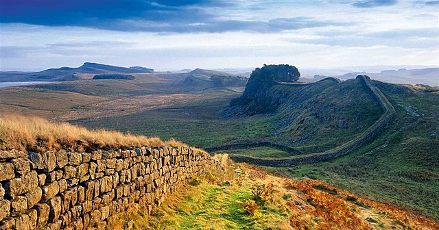 Reparación en la Muralla de Adriano
