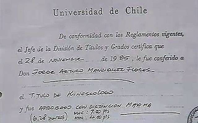 Título de kinesiólogo