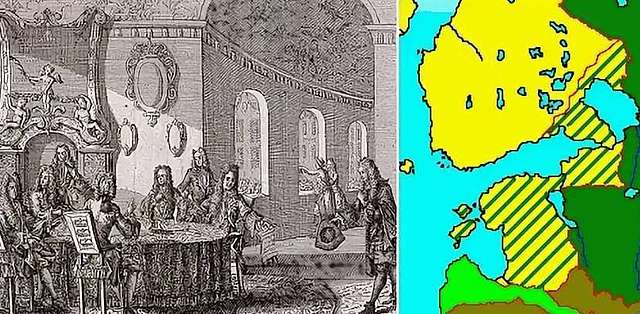 Ништадтский мирный договор между Россией и Швецией