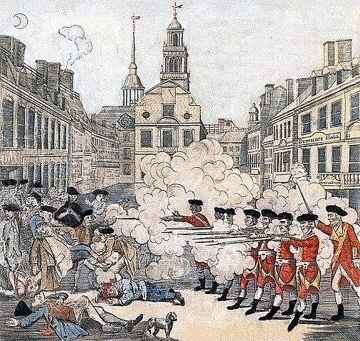The Boston massacre