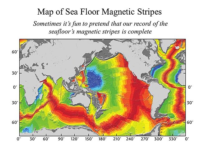 Discovery of Magnetic Striping on Ocean Floor
