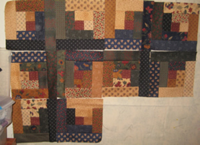 Flannel Days quilt started