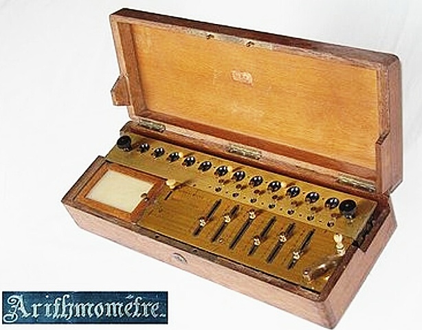 CHARLES XAVIER, TOMAS DE COLMAR (calculadora mecánica)