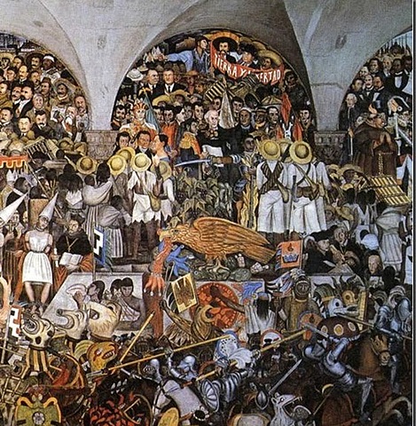 Mural "Historia y perspectiva de México"