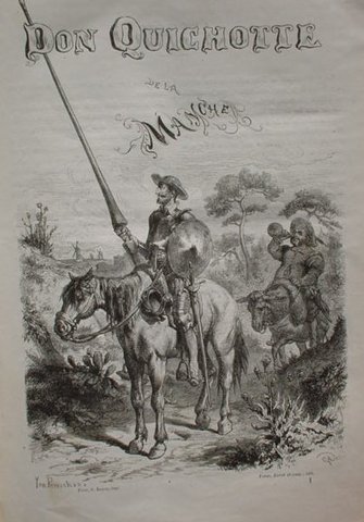 salida del quijote de sierra morena