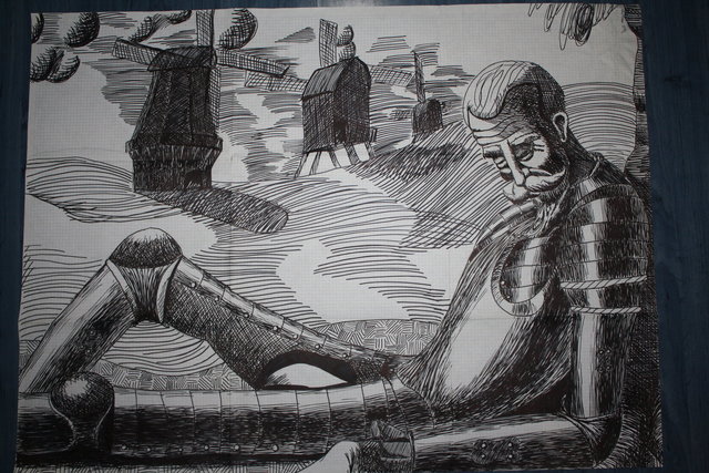 don quijote cae en una calentura