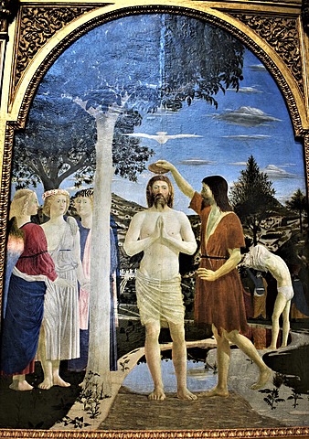 "El bautismo de Cristo"