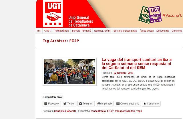Congreso FeSP-UGT Catalunya.