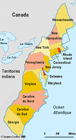 the 13 Colonies