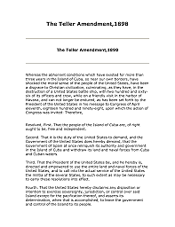 The Teller amendment