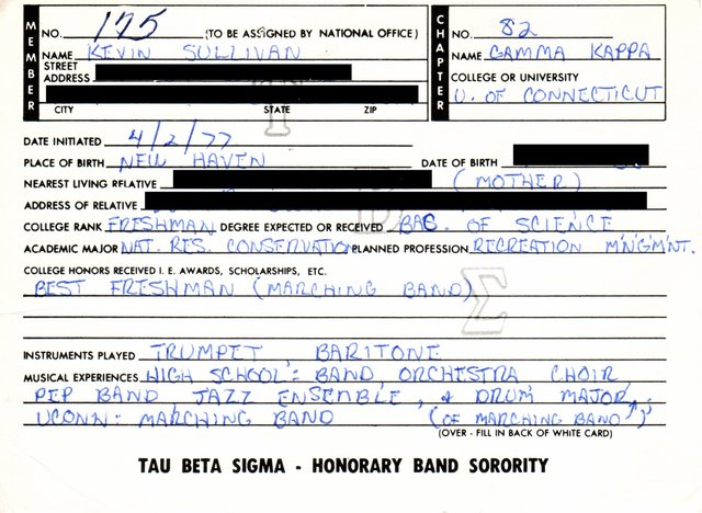 Gamma Kappa Initiates First Active Male