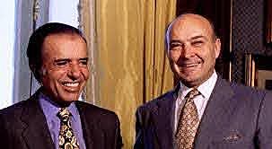 enuncia Erman González y  designa como ministro de economía a Domingo Cavallo,