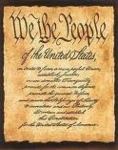 US Constitution Ratified