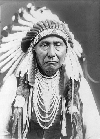 Chief Joseph and His People Surrender