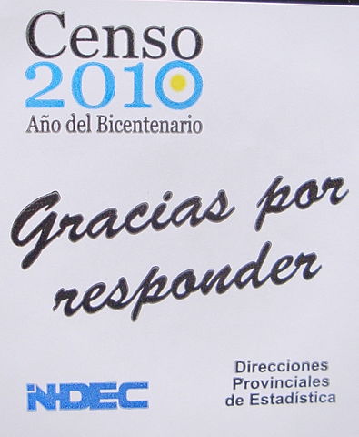 Ultimo Censo Nacional de 2010
