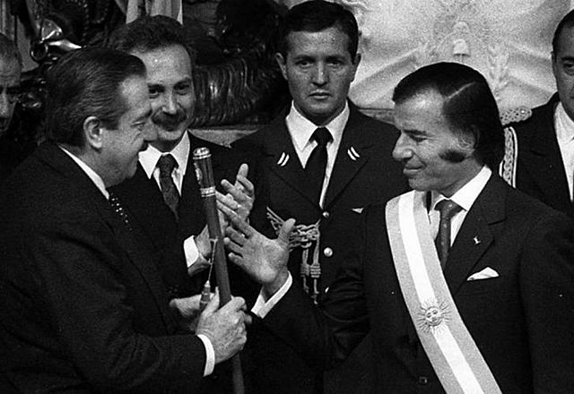 ASUME LA PRESIDENCIA MENEM