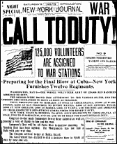 U.S. declares war on Spain