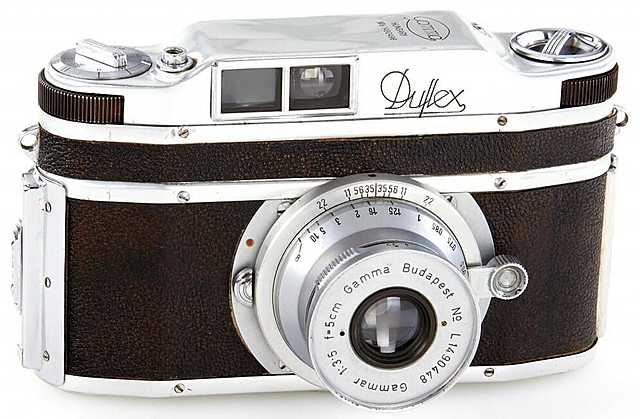 Single-lens reflex cameras with an instant return mirror is invented by Gamma Duflex