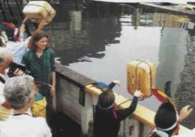 The Boston Tea Party.