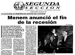 Comienzo de la Recesión