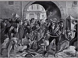 Motín de Esquilache (contra las reformas del ministro italiano).