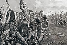 Sparta och Aten krigar.