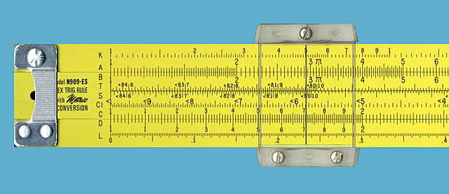 La regla de cálculo