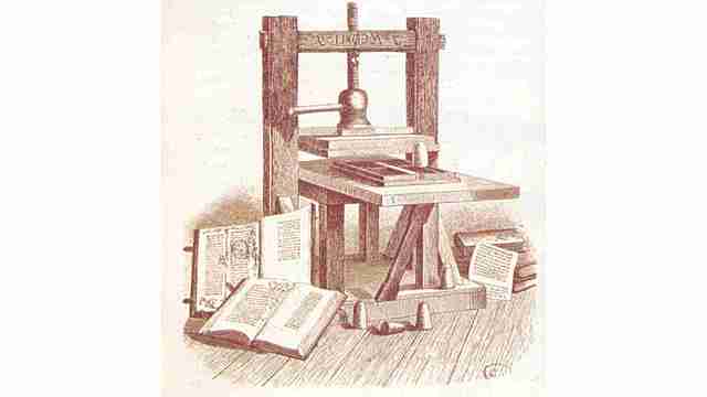 Imprenta Moderna de Gutenberg