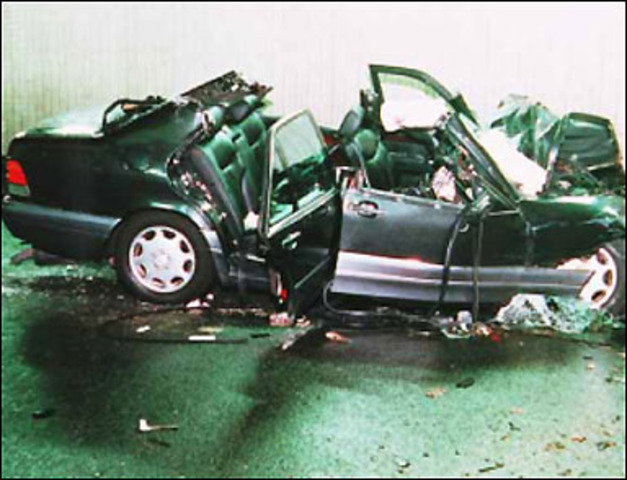 Princess Diana Killed in Car Crash.