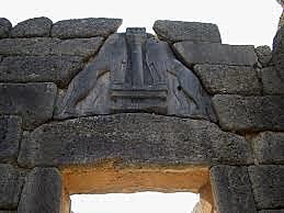 Mykene Lejon porten.