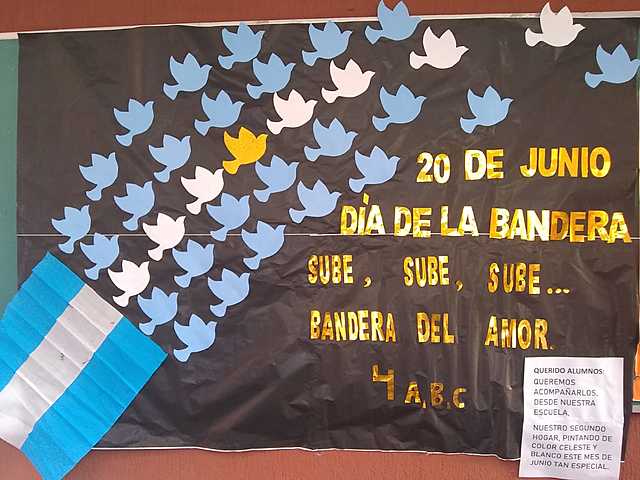 Dia de la Bandera Nacional: 4º A, B, C