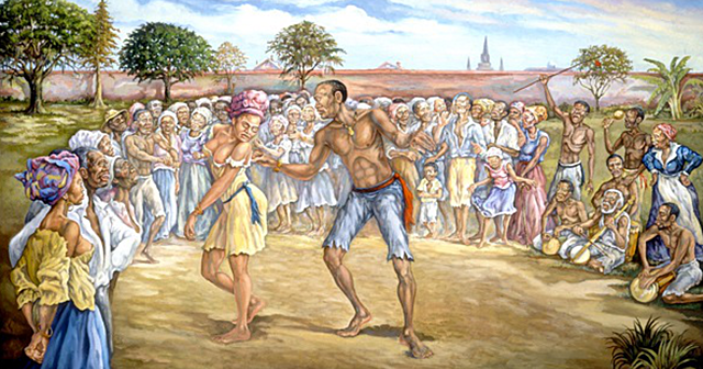 Estertores de las congo square.