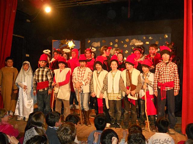 li va agradal lobra de teatre Pastorets que van fer els seus fills