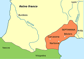 Los francos toman Narbona.