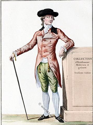 Mens Apparel in the 1770's