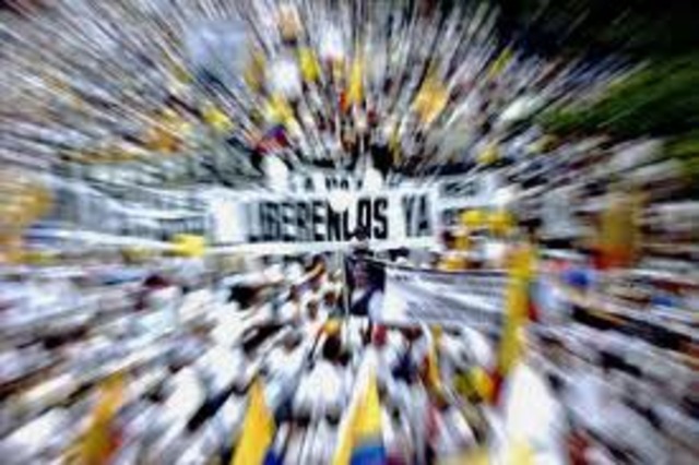 Colombia marchó contra el secuestro