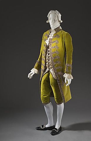 Mens Apparel in the 1780's