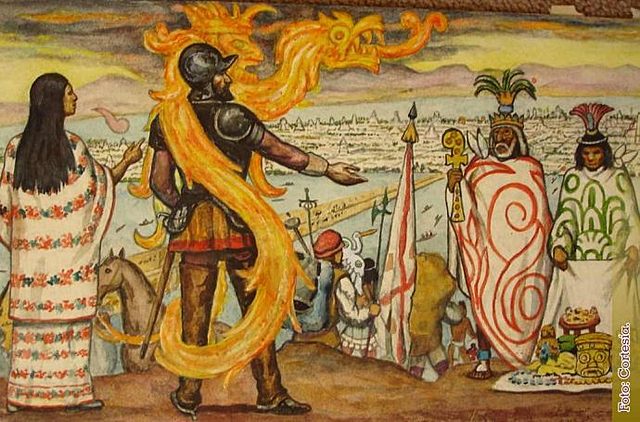 Hernán Cortés funda el cabildo de la Villa Rica de la Vera Cruz